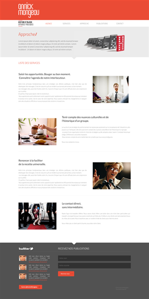 Web Design by Eric Z. for Agence numérique Hoffman | Design: #2256375
