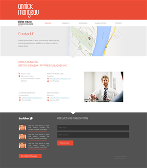 Web Design by Eric Z. for Agence numérique Hoffman | Design: #2256380