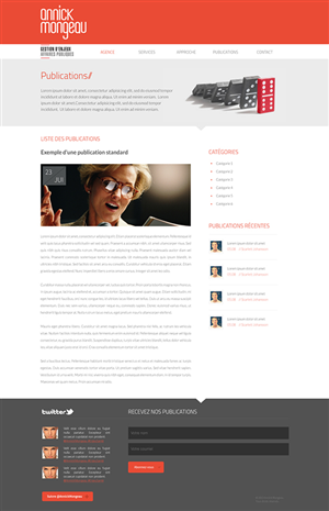 Web Design by Eric Z. for Agence numérique Hoffman | Design: #2273497