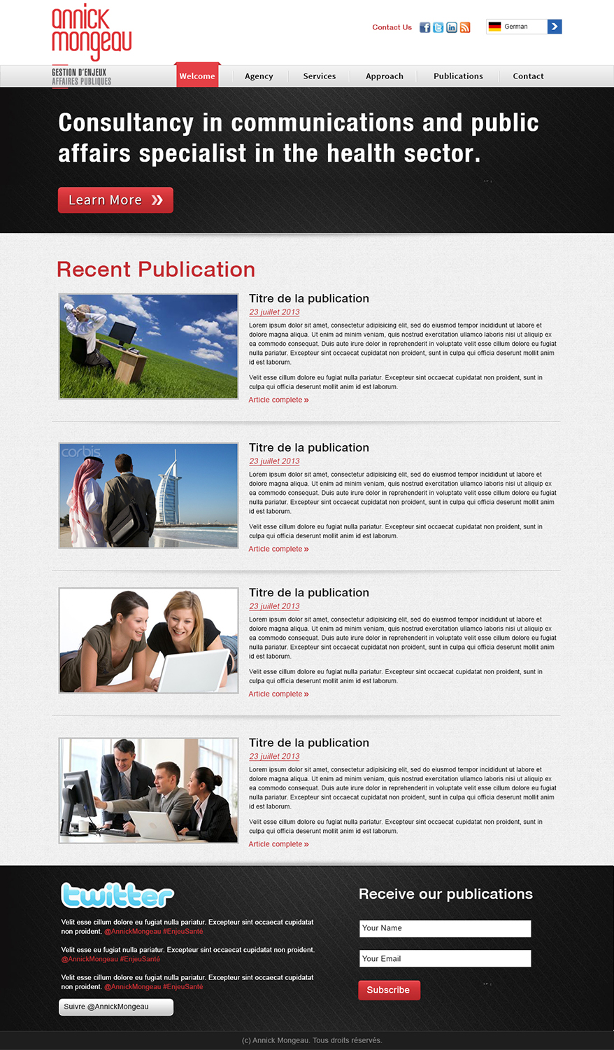 Web-Design von webxvision für Agence numérique Hoffman | Design #2201327