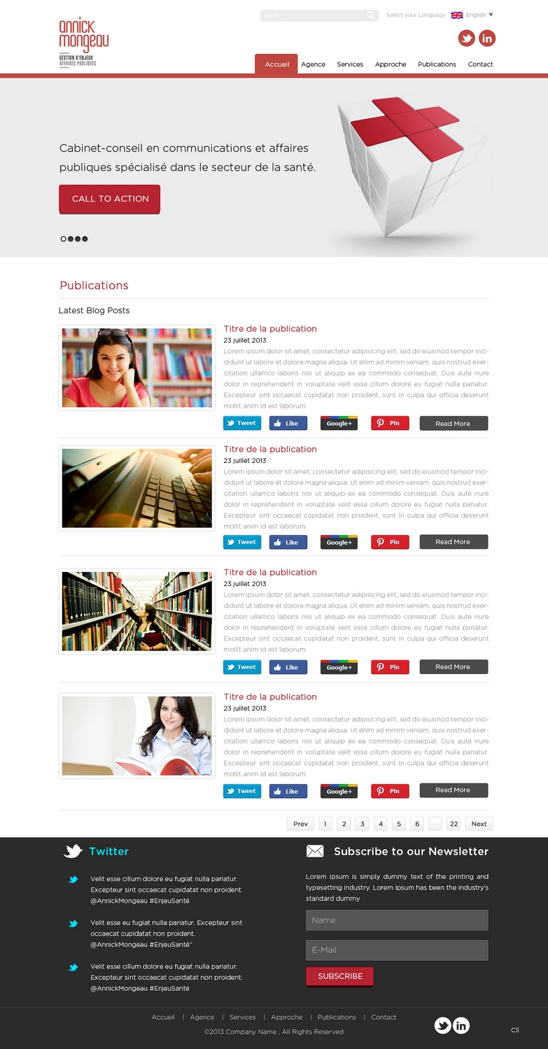 Web-Design von pb für Agence numérique Hoffman | Design #2184449