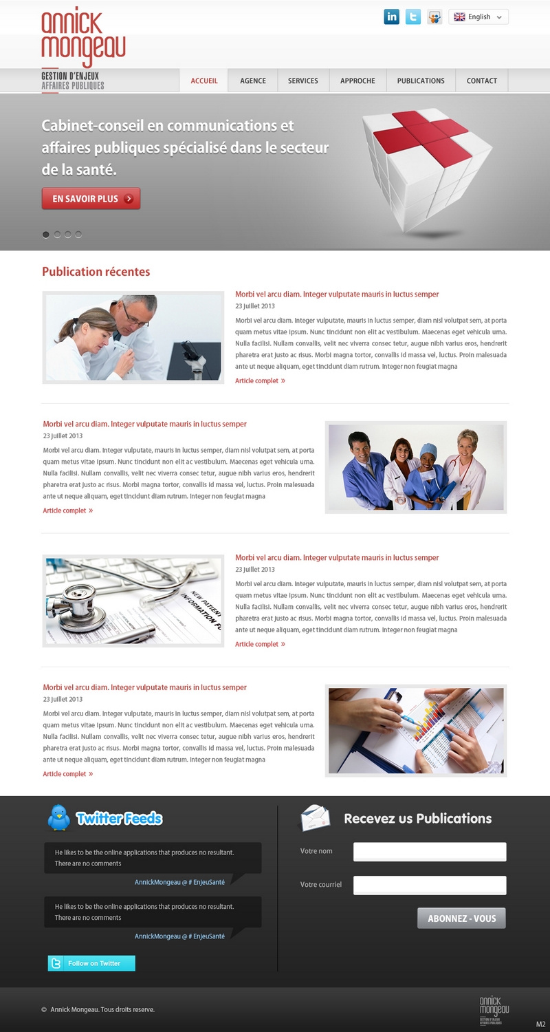 Web-Design von pb für Agence numérique Hoffman | Design #2184457