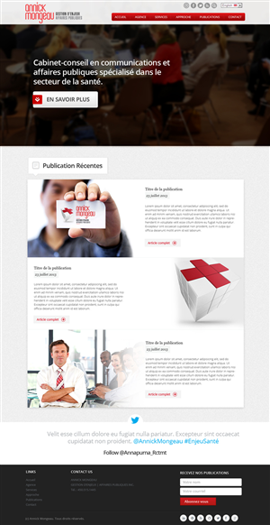 Web Design by OM for Agence numérique Hoffman | Design: #2209673
