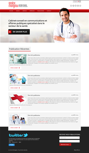 Web Design by OM for Agence numérique Hoffman | Design: #2209677