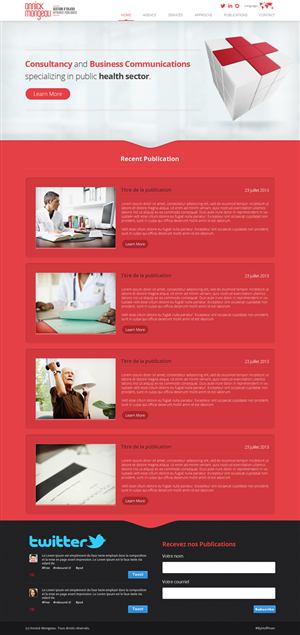 Web Design by OM for Agence numérique Hoffman | Design: #2209680