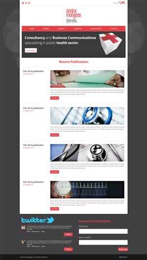 Web Design by OM for Agence numérique Hoffman | Design: #2209692