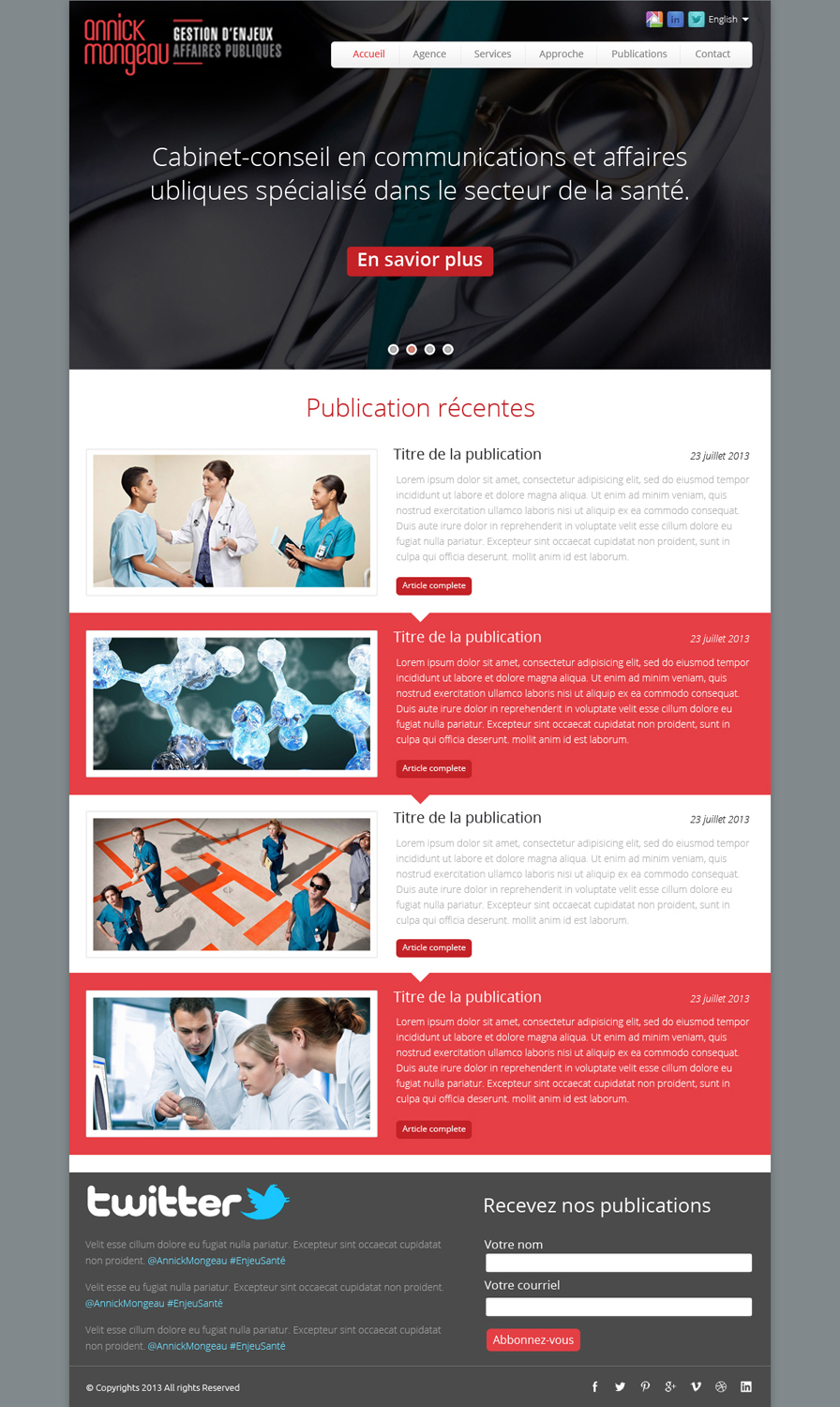 Web-Design von OM für Agence numérique Hoffman | Design #2209704