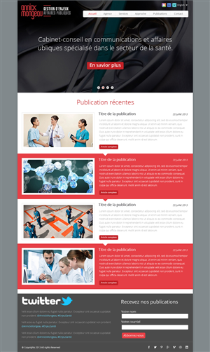 Web Design by OM for Agence numérique Hoffman | Design: #2209704