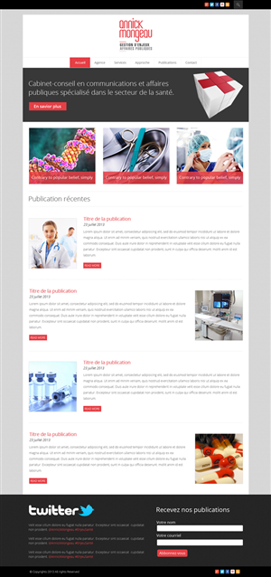 Web Design by OM for Agence numérique Hoffman | Design: #2209706