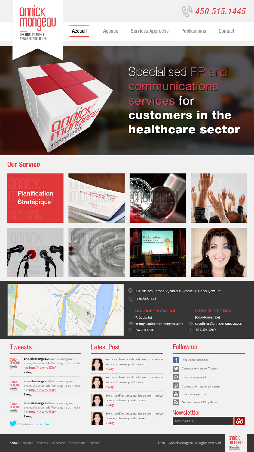 Web Design by Creative Usha for Agence numérique Hoffman | Design #2220638