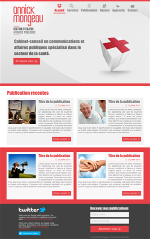 Web Design by JM for Agence numérique Hoffman | Design: #2235925