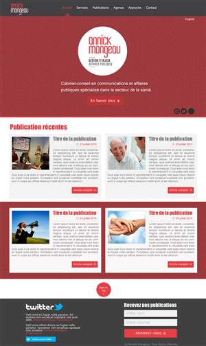 Web Design by JM for Agence numérique Hoffman | Design: #2240781