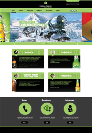Web-Design von Tariq Shamim für Agence numérique Hoffman | Design #2193263