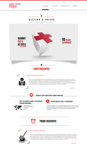 Web Design by adamhfarid for Agence numérique Hoffman | Design: #2203181