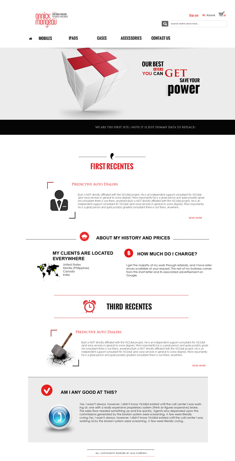 Web Design by adamhfarid for Agence numérique Hoffman | Design #2203245