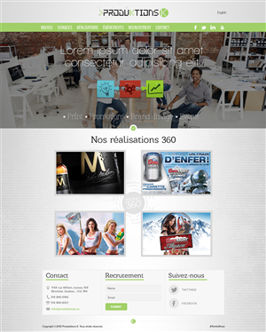 Web-Design von Extantstudio für Agence numérique Hoffman | Design #2215554
