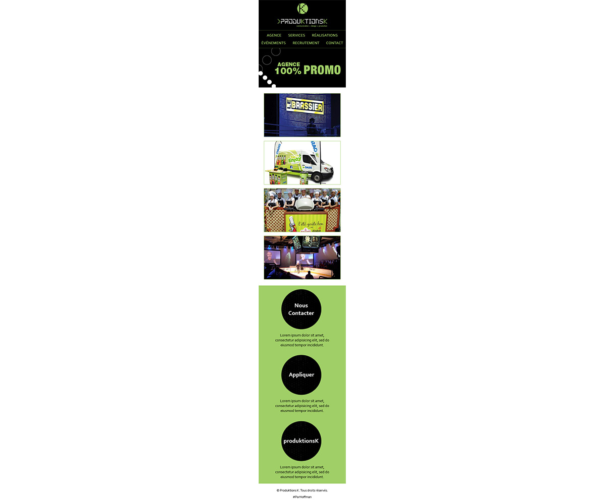 Web Design by Art Dreamz for Agence numérique Hoffman | Design #2230667