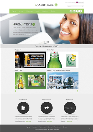 Web Design by pb for Agence numérique Hoffman | Design: #2184435