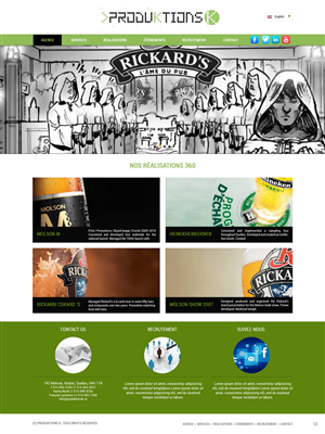 Web Design by pb for Agence numérique Hoffman | Design: #2184440