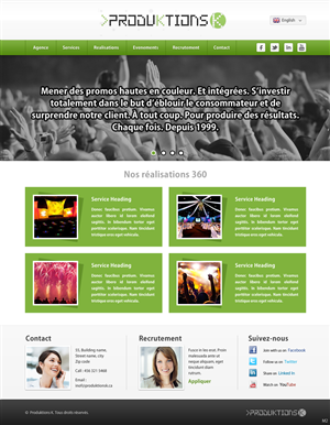 Web Design by pb for Agence numérique Hoffman | Design: #2184447