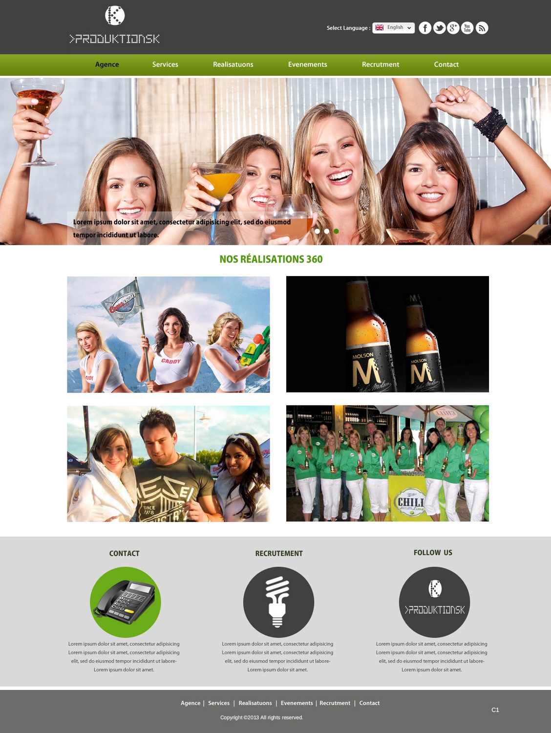 Web Design by pb for Agence numérique Hoffman | Design #2189626