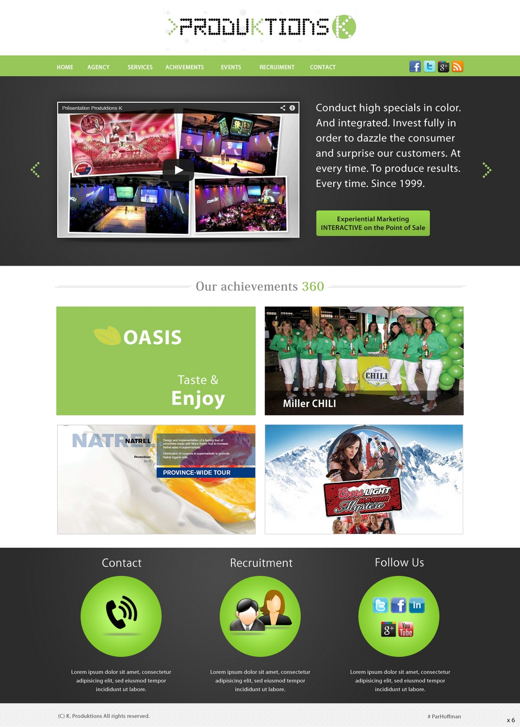 Web Design by pb for Agence numérique Hoffman | Design #2189638
