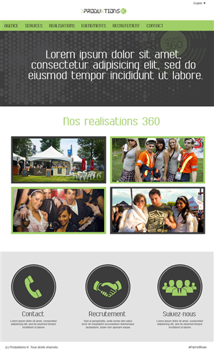Web Design by jeckx2 for Agence numérique Hoffman | Design: #2219839
