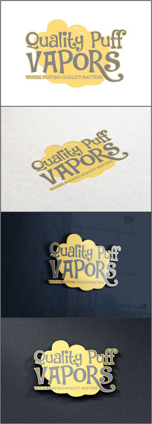 Logo Design by DG for Quality Puff Vapors | Design #10558421