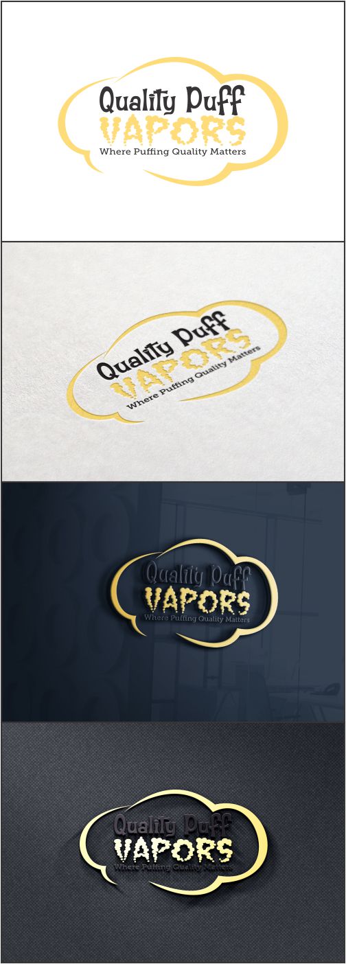Logo Design by DG for Quality Puff Vapors | Design #10558422