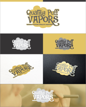 Logo Design by DG for Quality Puff Vapors | Design: #10586019