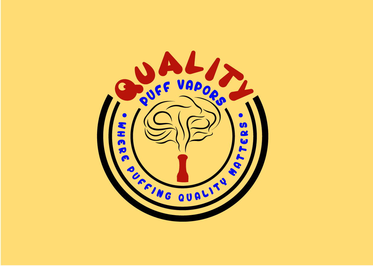 Logo Design by creative.bugs for Quality Puff Vapors | Design #10516614