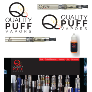 Logo Design by Soula Vetter for Quality Puff Vapors | Design #10532037
