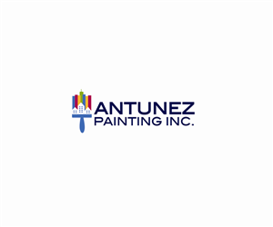 Logo Design by Frontino graphic studio for Antunez Painting INC. | Design: #2185960