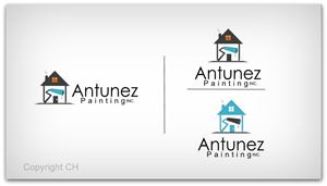 Logo Design by Crowedhell for Antunez Painting INC. | Design: #2190539