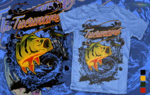 T-Shirt-Design von D.Dimov - ILINDESIGNS für Piscicultura Chang LTDA | Design #10443549