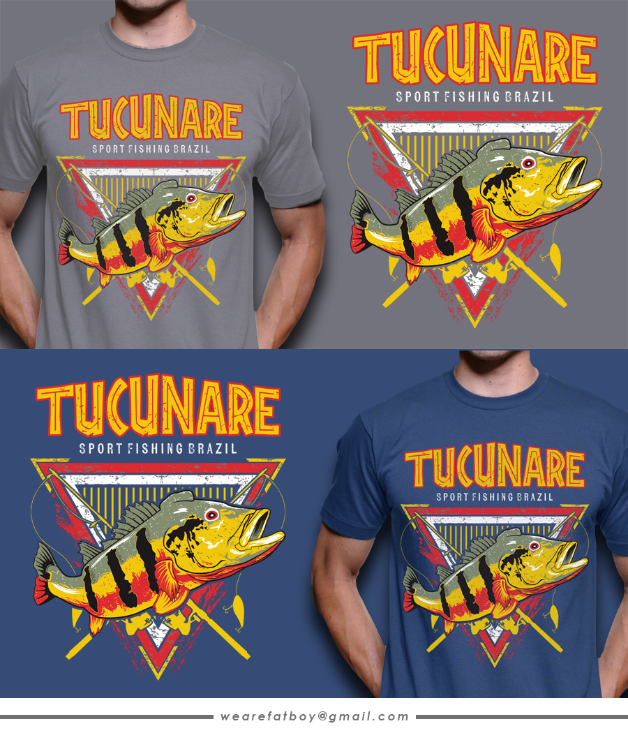 T-Shirt-Design von Fatboy Graphic für Piscicultura Chang LTDA | Design #10429227