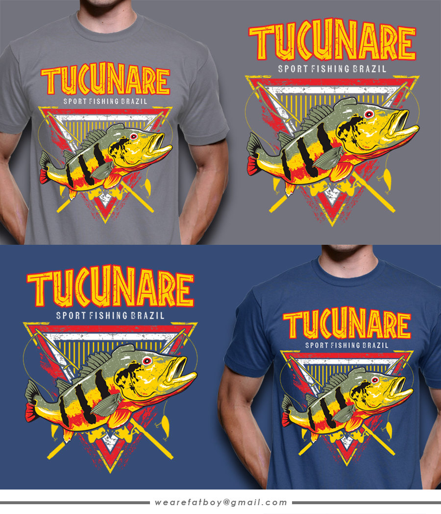 T-shirt Design by Fatboy Graphic for Piscicultura Chang LTDA | Design #10447383