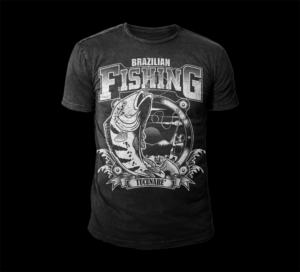 An awesome T-shirt design for Sport Fishing - Peacock Bass | Diseño de Camiseta por D'Mono