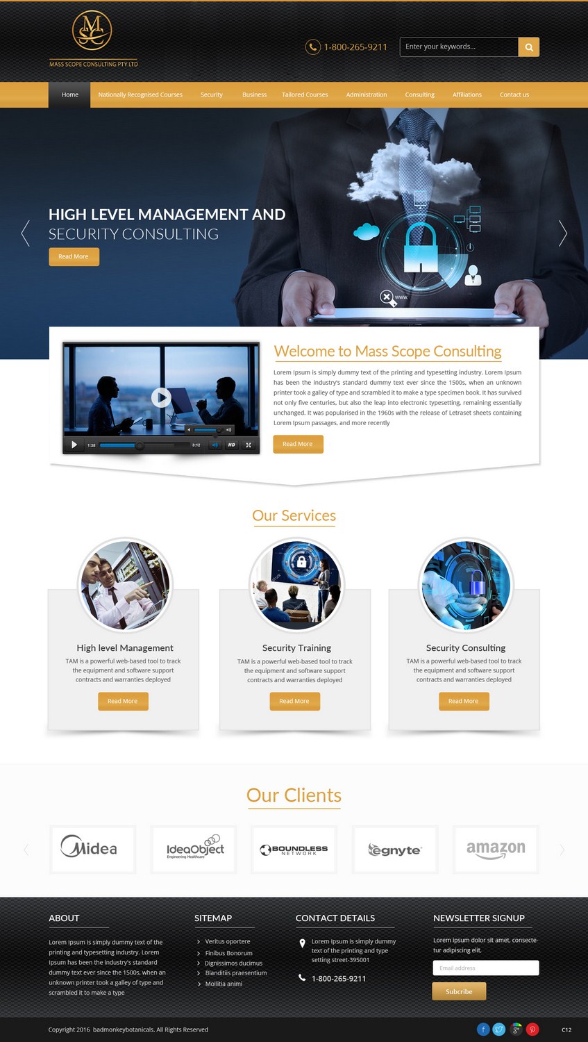 Diseño Web por pb para MASS SCOPE CONSULTING PTY LTD | Diseño #10342107
