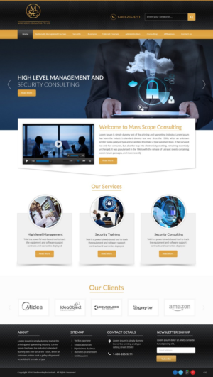 Web Design by pb for MASS SCOPE CONSULTING PTY LTD | Design: #10342107