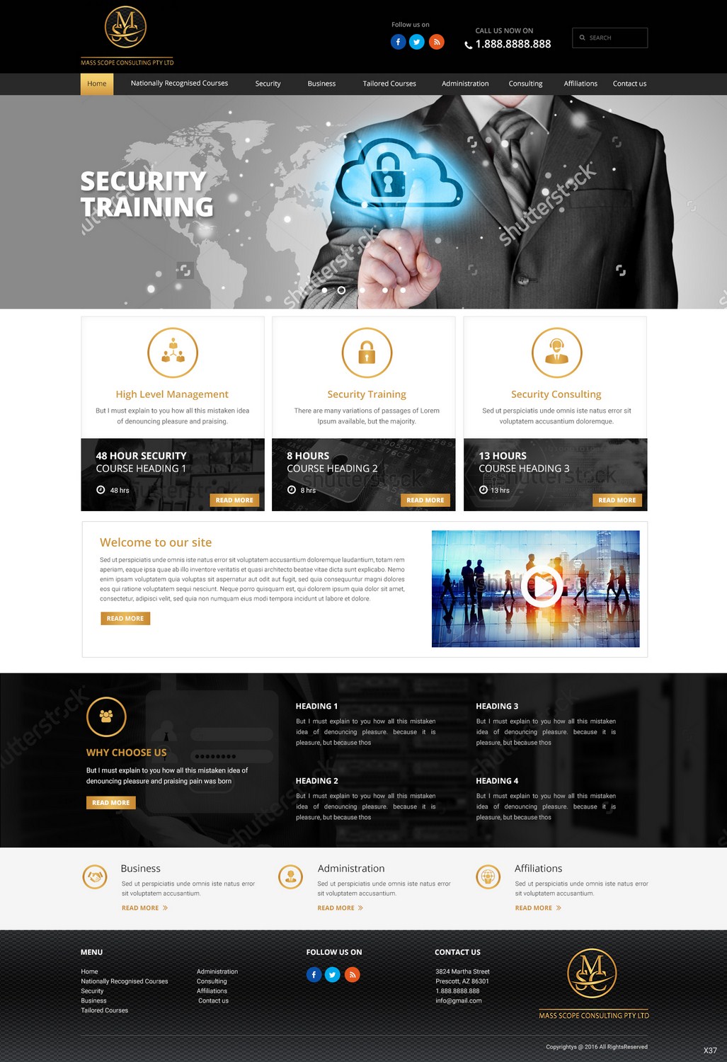 Web Design by pb for MASS SCOPE CONSULTING PTY LTD | Design #10342108