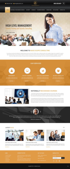 Web Design by pb for MASS SCOPE CONSULTING PTY LTD | Design: #10342110