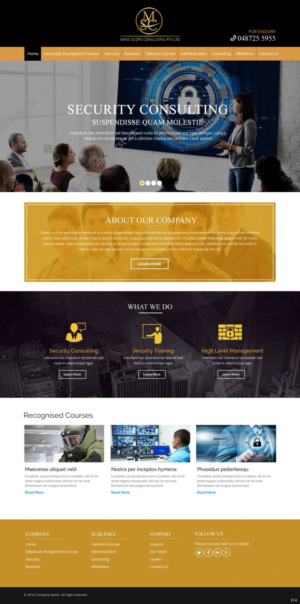 Web Design by pb for MASS SCOPE CONSULTING PTY LTD | Design: #10353896