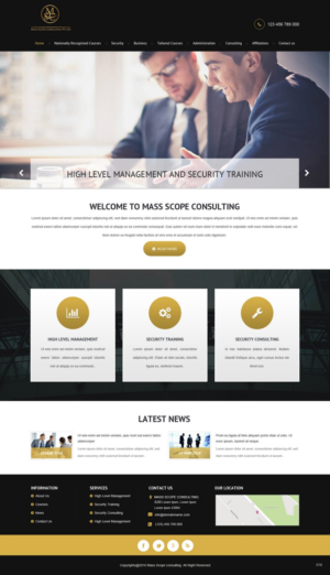 Web Design by pb for MASS SCOPE CONSULTING PTY LTD | Design: #10358733