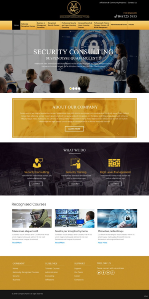 Web Design by pb for MASS SCOPE CONSULTING PTY LTD | Design: #10570775