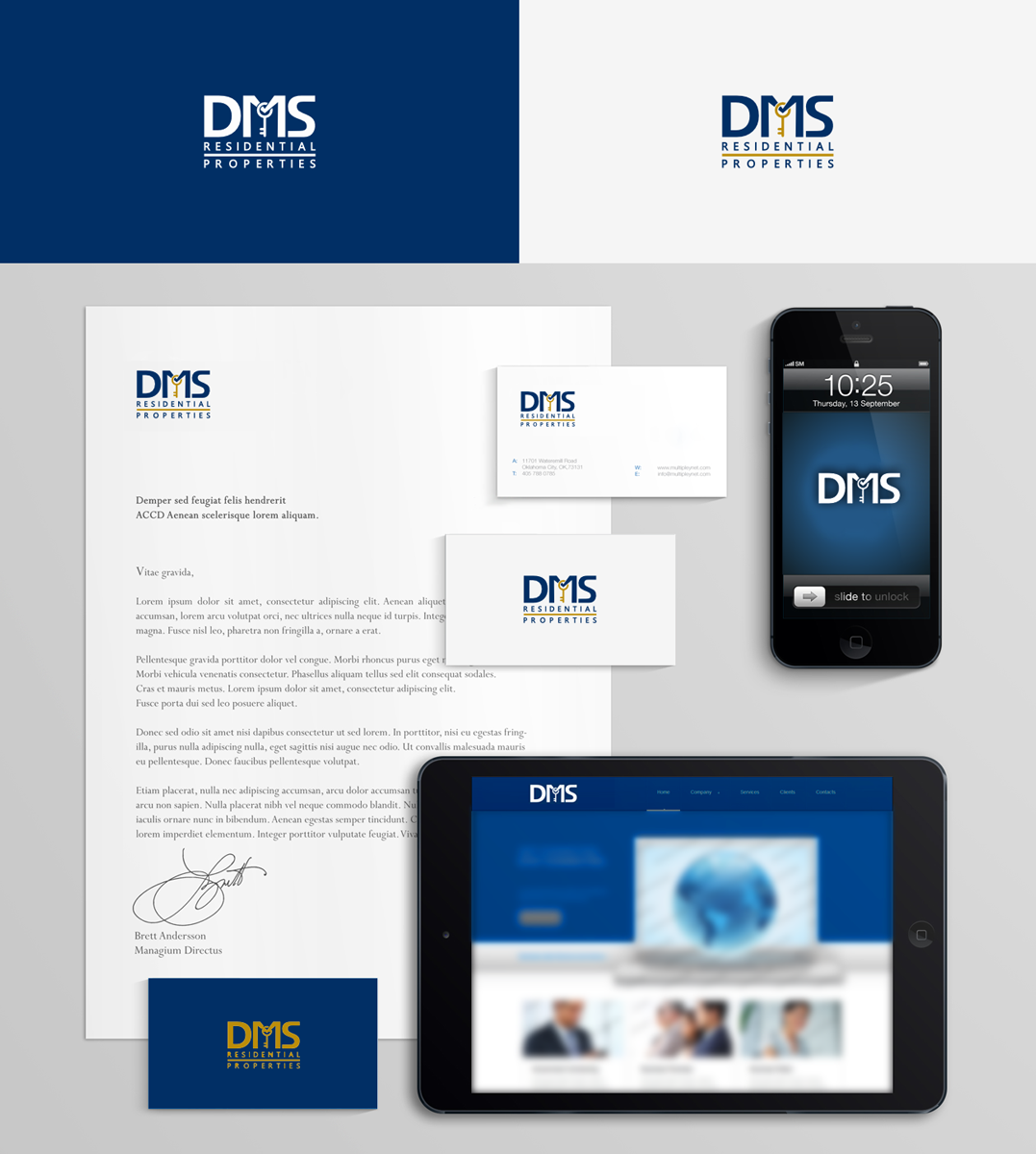 Logo-Design von Maestral für DMS Residential Properties | Design #3228944