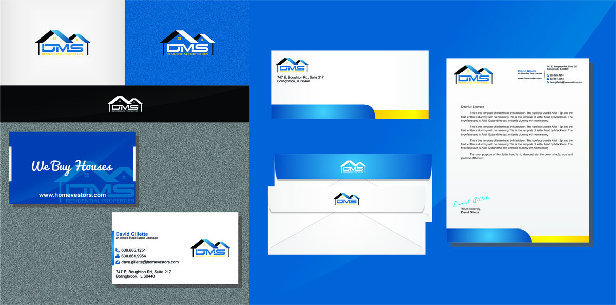 Logo Design by Mackleon for DMS Residential Properties | Design #2433767