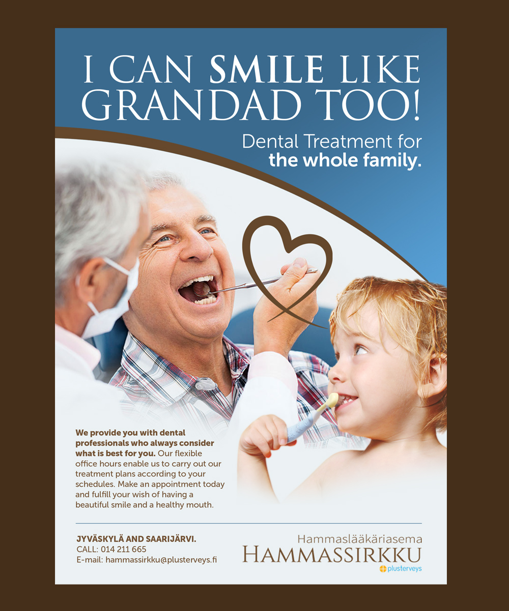 Advertisement Design by ELOISE LIND for PlusTerveys Hammassirkku | Design #10426184