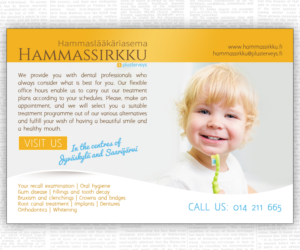Advertisement Design by Magico Design for PlusTerveys Hammassirkku | Design #10553839