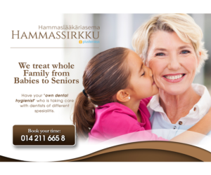 Advertisement Design by jeffdefy for PlusTerveys Hammassirkku | Design #10527407